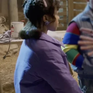 Stranger Things S05 Erica Sinclair Purple Jacket