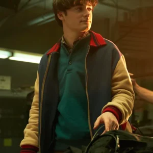Stranger Things S05 Noah Schnapp Bomber Jacket Side