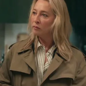 Strife S02 Asher Keddie Trench Coat Front