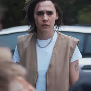 Such Brave Girls S02 Kat Sadler Brown Vest Side