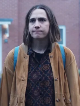 Such Brave Girls S02 Kat Sadler Brown Suede Leather Jacket