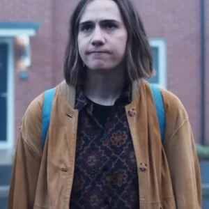 Such Brave Girls S02 Kat Sadler Brown Suede Leather Jacket