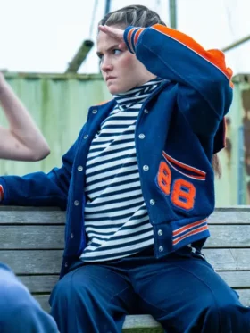Such Brave Girls S02 Lizzie Davidson Blue Varsity Jacket