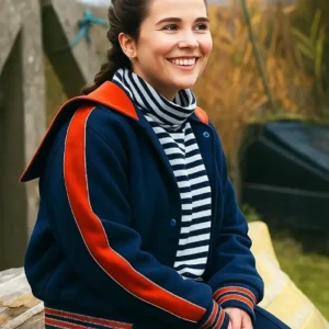 Such Brave Girls Lizzie Davidson Blue Varsity Jacket