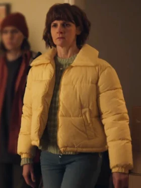 Such Brave Girls S02 Louise Brealey Puffer Jacket Back