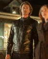 Sullivans Crossing S03 Cal Jones Black Leather Jacket Front