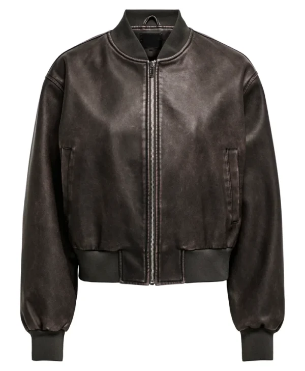 Sullivans Crossing S03 Lindura Bomber Leather Jacket