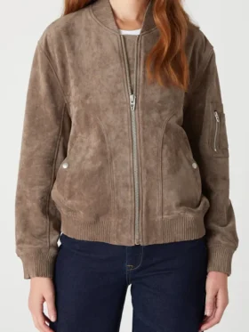 Sullivans Crossing S03 Lindura Suede Bomber Jacket