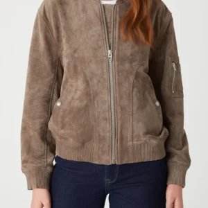 Sullivans Crossing S03 Lindura Suede Bomber Jacket