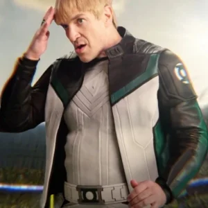 Superman 2025 Nathan Fillion Leather Jacket Side