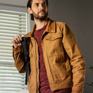 The Institute S01 Ben Barnes Brown Jacket