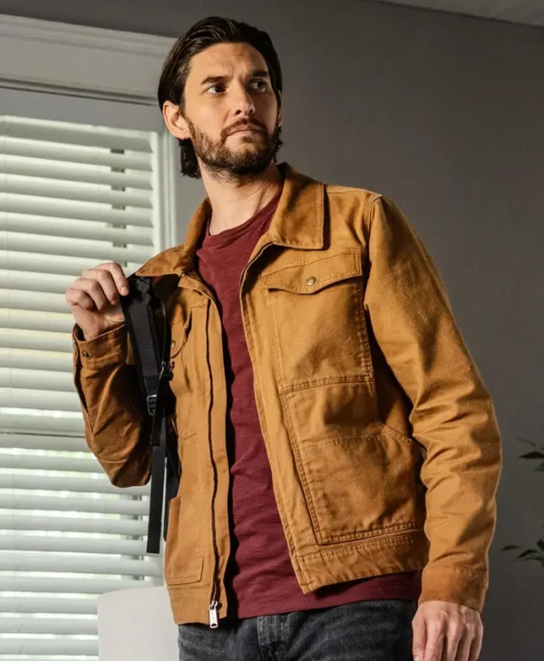 The Institute S01 Ben Barnes Brown Jacket