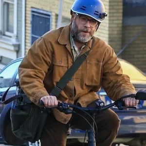 The Invite Seth Rogen Brown Jacket