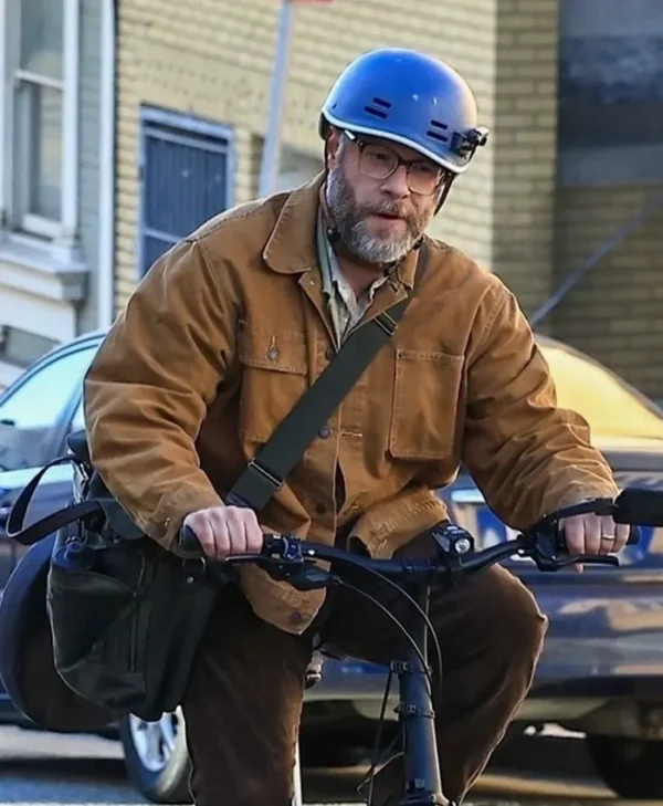The Invite Seth Rogen Brown Jacket