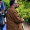 The Invite Seth Rogen Brown Cotton Jacket