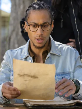 The Librarians The Next Chapter S01 Bluey Robinson Denim Jacket