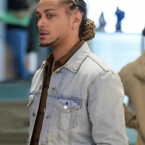 The Librarians The Next Chapter S01 Bluey Robinson Blue Denim Jacket