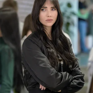 The Librarians The Next Chapter S01 Charlie Cornwall Bomber Jacket Side