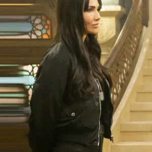 The Librarians The Next Chapter S01 Charlie Cornwall Black Bomber Jacket