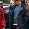 The Man with the Bag 2025 Alan Ritchson Black Hooded Jacket