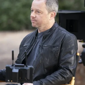 The Rookie S07 Alexi Hawley Black Leather Jacket