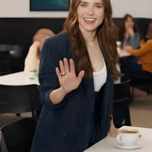 The Stranger in My Home Sophia Bush Striped Blazer