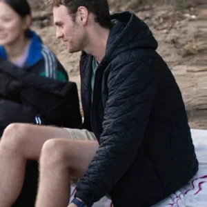 The Survivors S01 Charlie Vickers Black Hooded Jacket