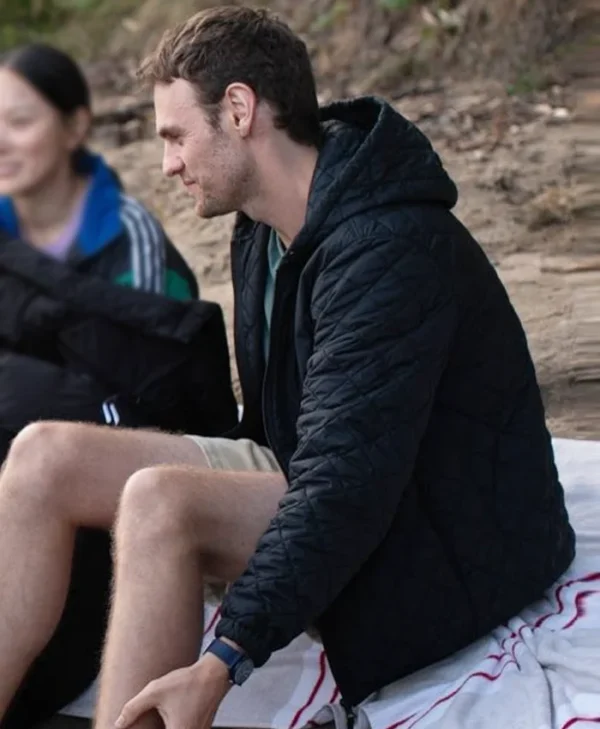 The Survivors S01 Charlie Vickers Black Hooded Jacket