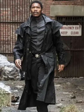 The Walking Dead Dead City S02 Perlie Armstrong Black Trench Coat