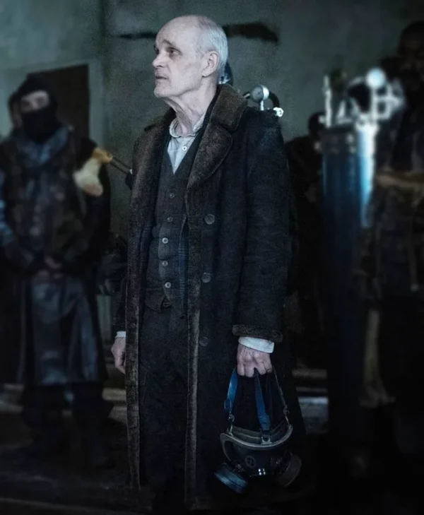 The Walking Dead Dead City S02 The Croat Black Shearling Leather Coat