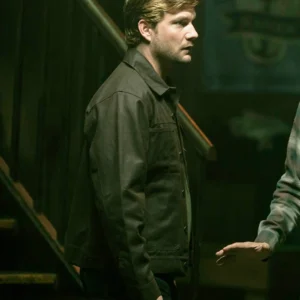 The Waterfront S01 Jake Weary Green Jacket Front
