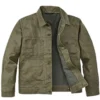 The Waterfront S01 Jake Weary Green Cotton Jacket