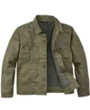 The Waterfront S01 Jake Weary Green Cotton Jacket