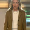 The Waterfront S01 Maria Bello Brown Blazer Back