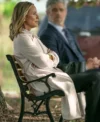 The Waterfront S01 Maria Bello White Trench Coat