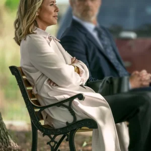 The Waterfront S01 Maria Bello White Trench Coat