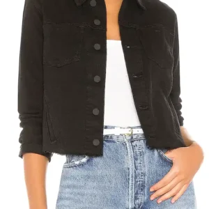 The Waterfront S01 Melissa Benoist Black Denim Jacket