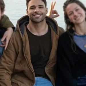 The Waterfront S01 Shawn West Hooded Jacket Side