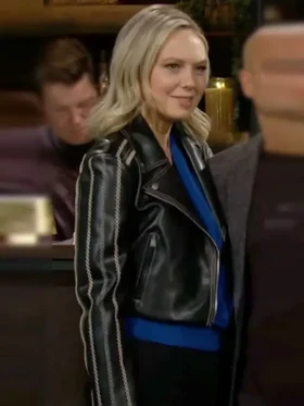 The Young And The Restless Melissa Ordway Black Leather Jacket