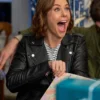 To Barcelona Forever Ashley Williams Leather Jacket