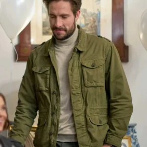 To Barcelona Forever Miguel Brocca Green Cotton Jacket