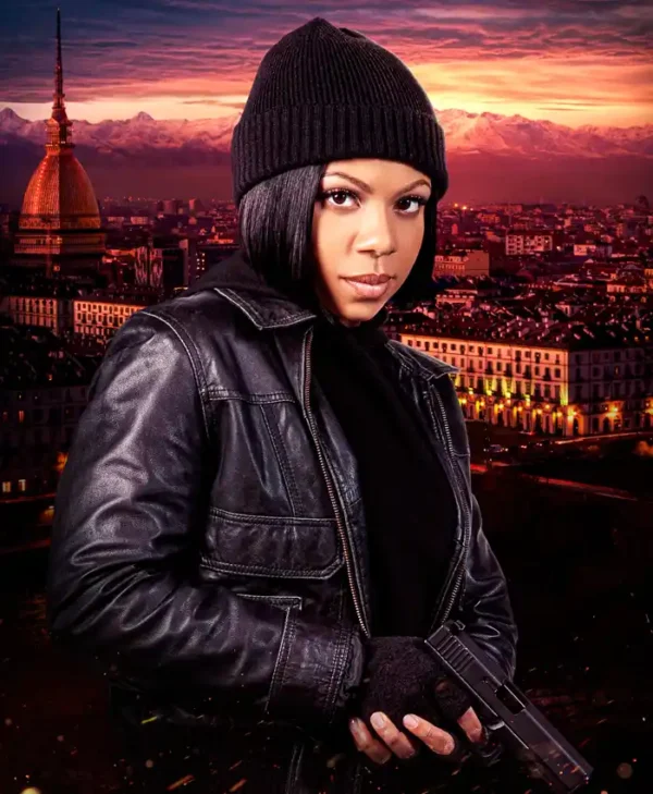 To Get Her 2025 Jhoné Lucas Black Leather Jacket