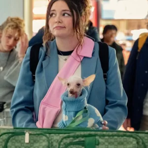 Too Much S01 Megan Stalter Blue Coat