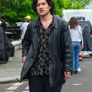 Too Much S01 Will Sharpe Black Leather Jacket Side