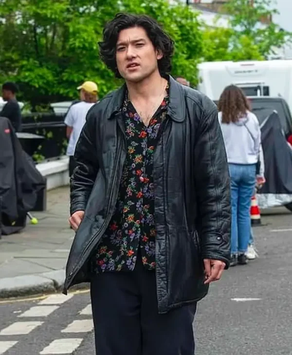 Too Much S01 Will Sharpe Black Leather Jacket Side