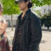 Too Much S01 Will Sharpe Black Leather Jacket Back