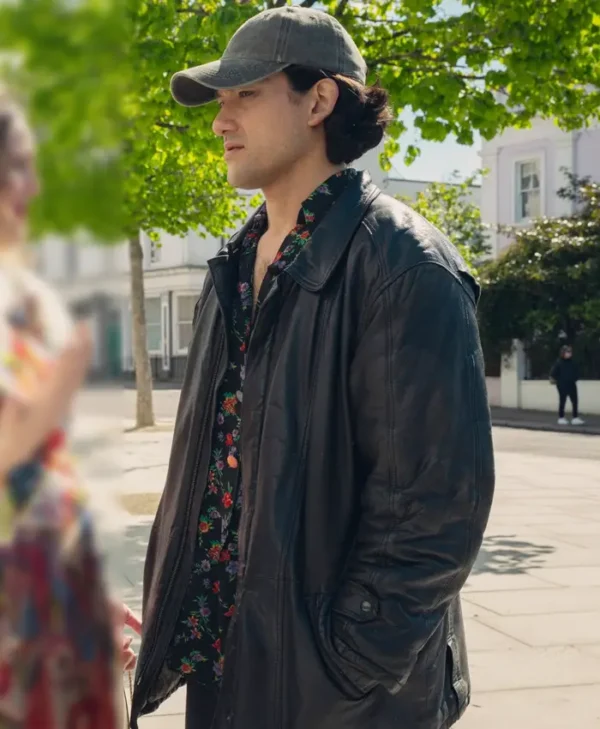 Too Much S01 Will Sharpe Black Leather Jacket Back