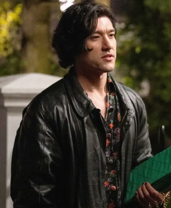 Too Much S01 Will Sharpe Black Leather Jacket