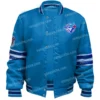 Toronto Blue Jays Satin Blue Jacket Front