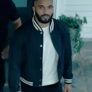 Tyler Perry's Duplicity 2025 Tyler Lepley Varsity Jacket Side